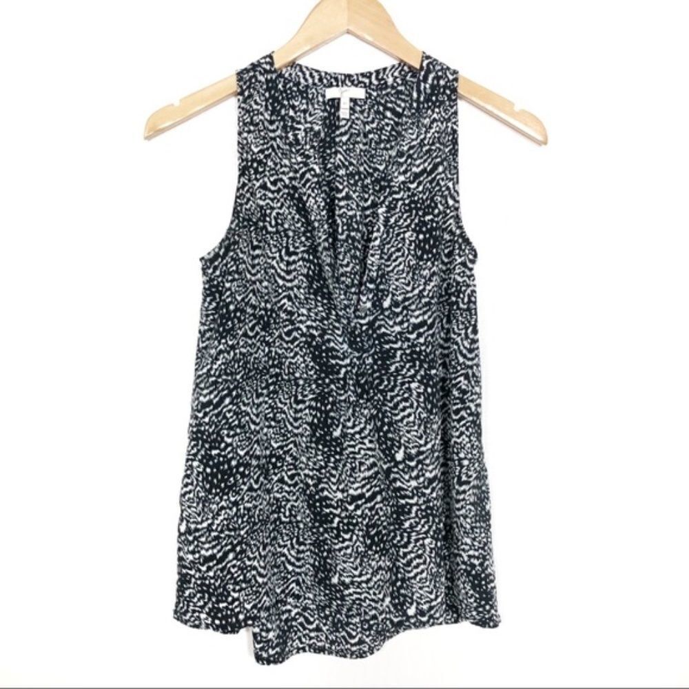 Joie | Silk Pattern Sleeveless Blouse